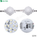 12leds / PC color cambiante al aire libre RGBW 50mm direccionable dmx led pixel lights